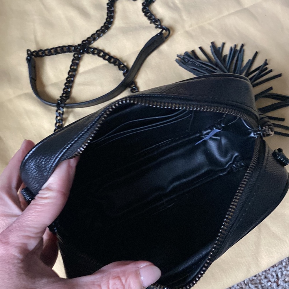 YSL Mini Lou Pebbled Leather Camera Bag - Picture 8 of 12